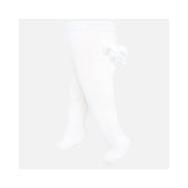 Mayoral Baby Girl White Ruffle Tights